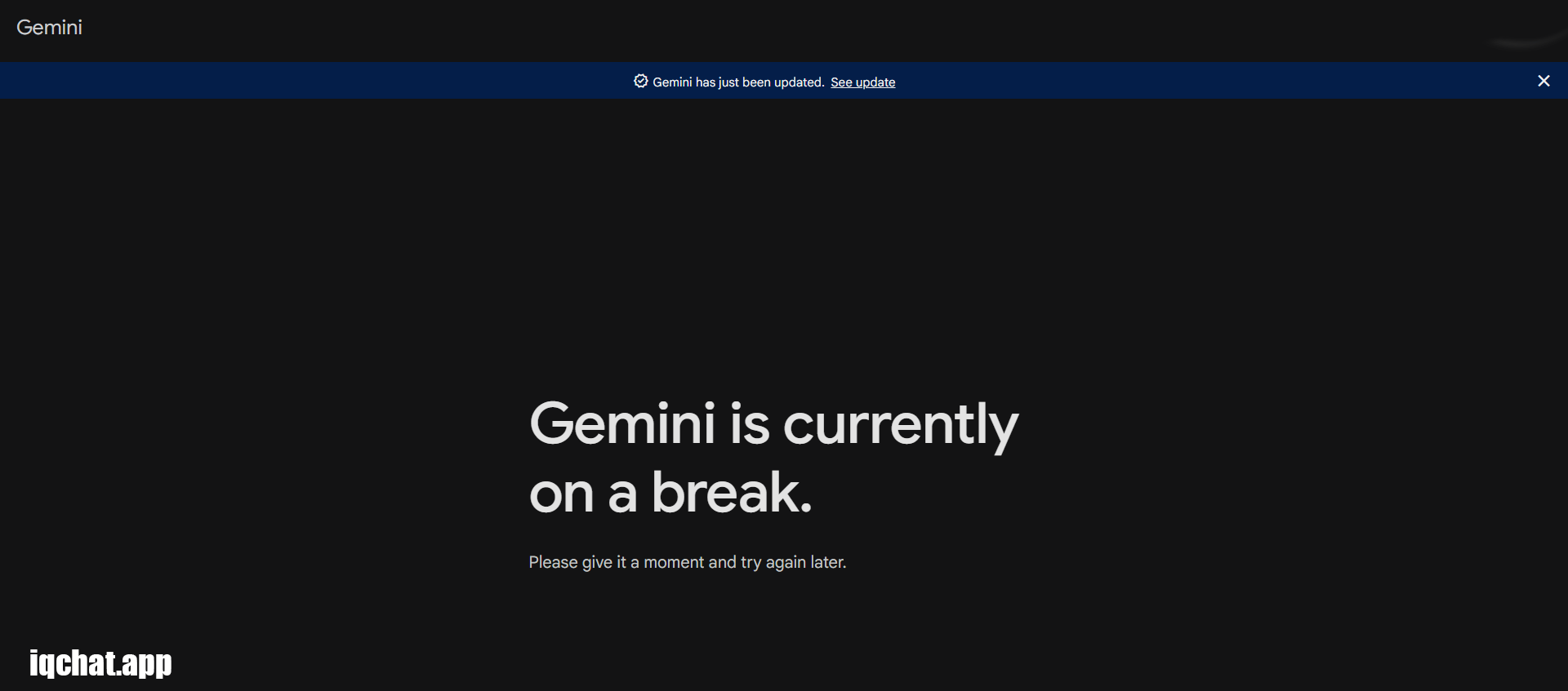  Gemini is currently on a break give it a moment