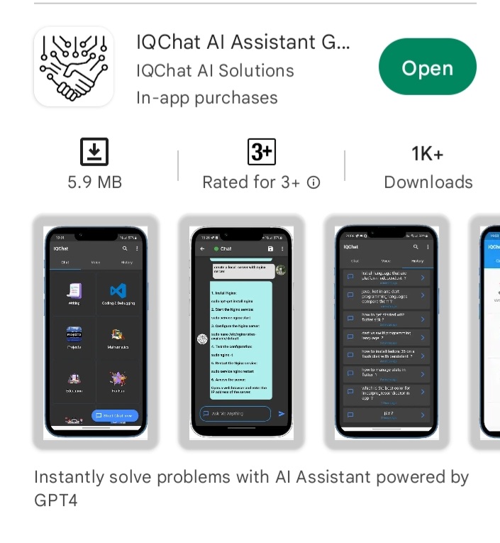 iQChat  ChatGpt alternatives 