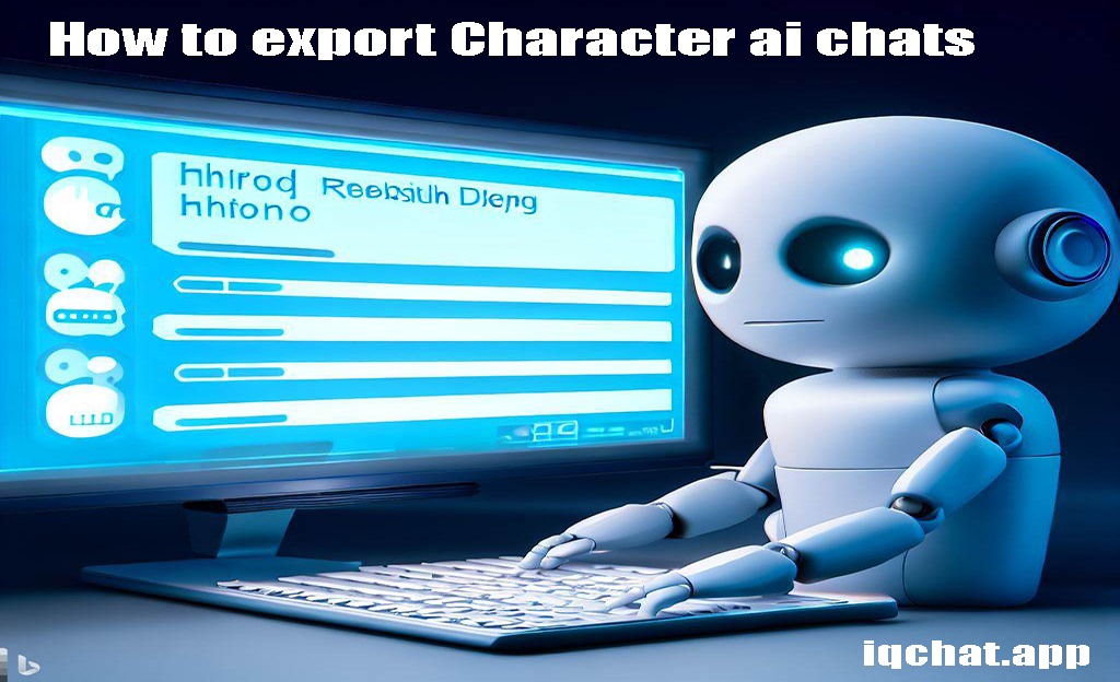 export chat character ai 