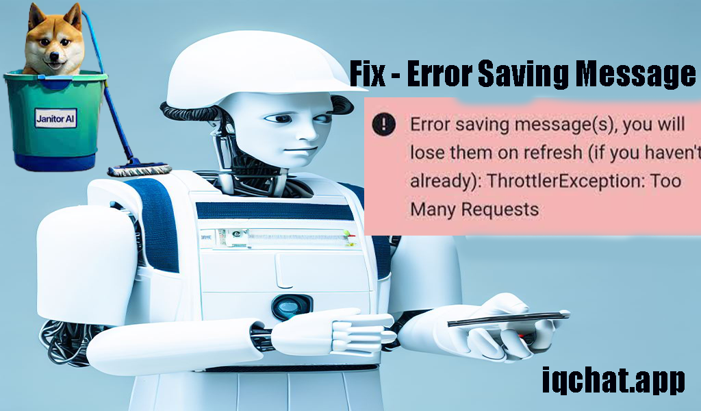 Janitor AI Error Saving Messages: