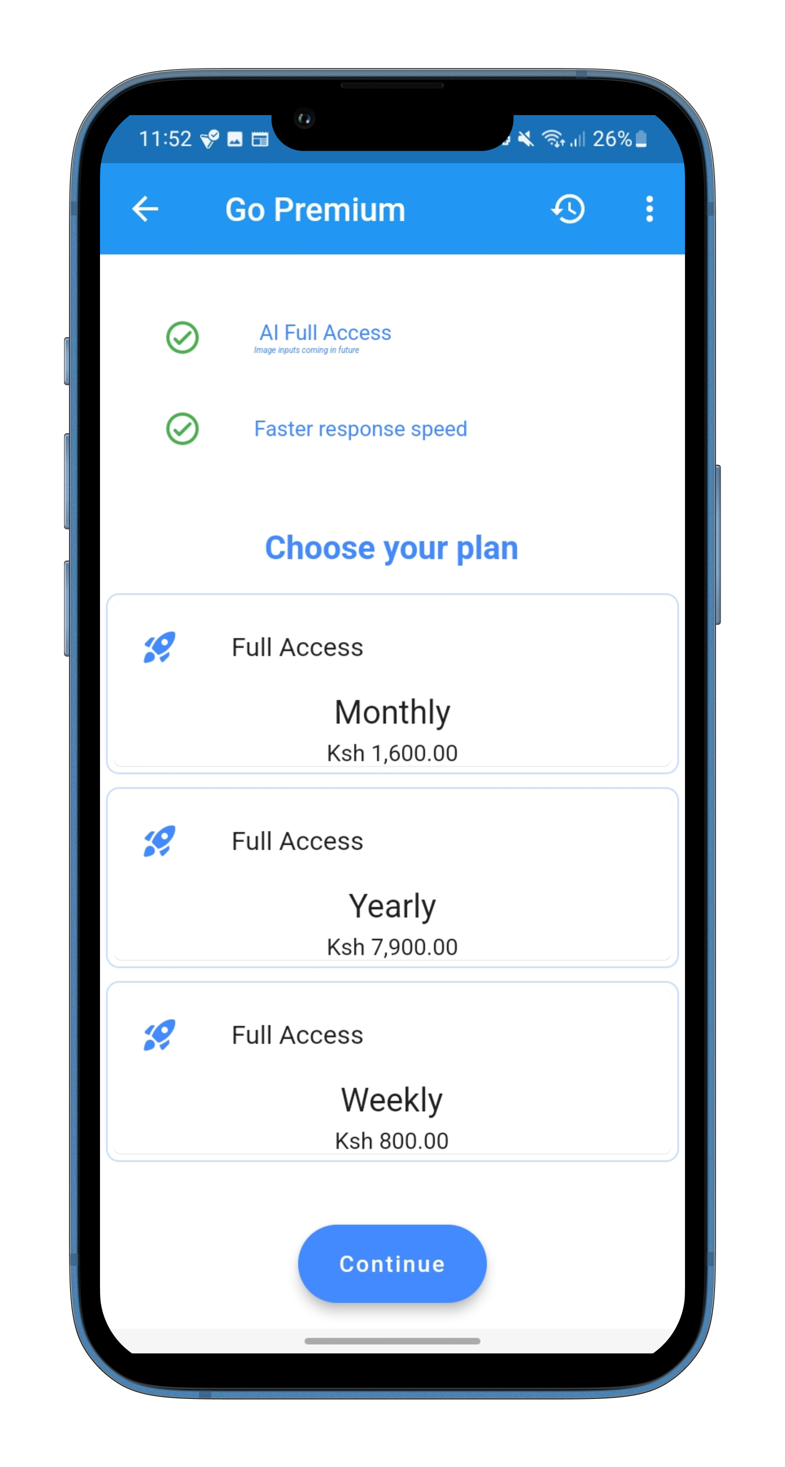 IQChat AI choose plans 